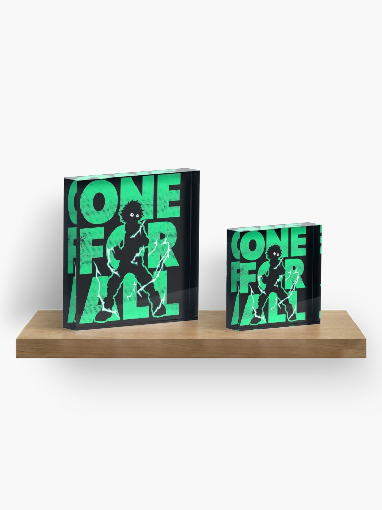 Alternate view of One for all Deku Acrylic Block