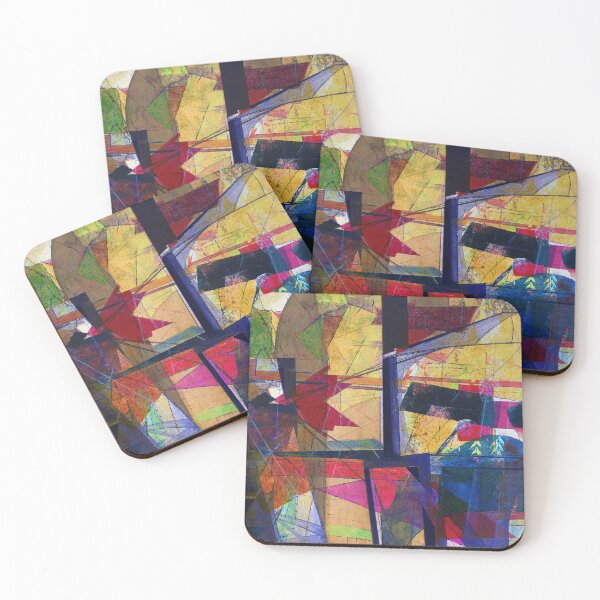 Item preview, Abstract geometric painting designed and sold by NickDedidis.