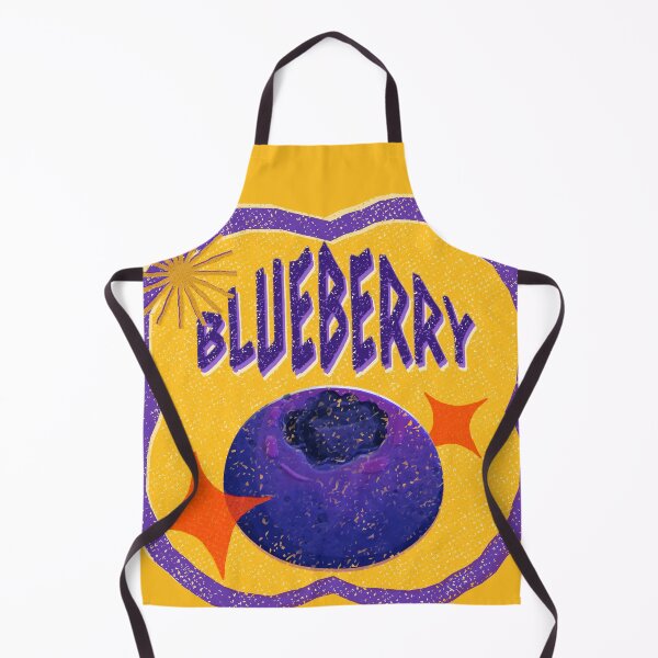 Item preview, Retro Blueberry Fruit Sticker Label designed and sold by Wordsmith-Wear.