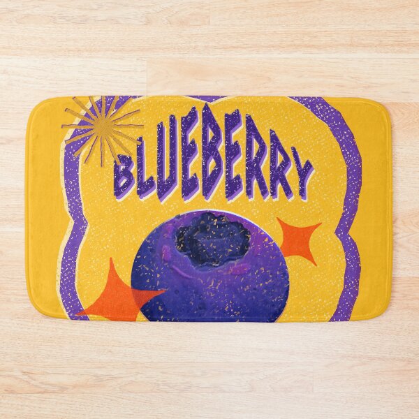 Item preview, Retro Blueberry Fruit Sticker Label designed and sold by Wordsmith-Wear.