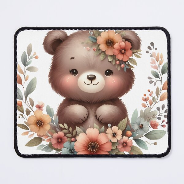 Item preview, Spring Woodland Bear designed and sold by CookieandShadow.