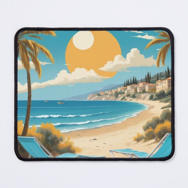 Item preview, Golden Summer Dreams | Beach Sunset Sea Illustration designed and sold by FilMate.
