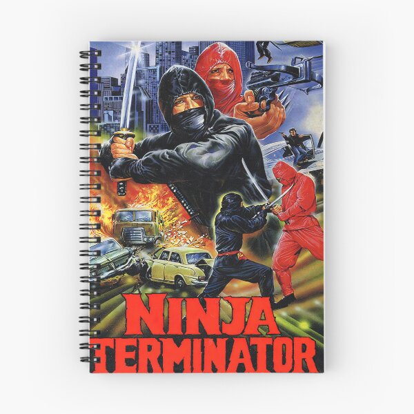 Item preview, Ninja Terminator Retro VHS HD designed and sold by Retr0Tshirts.