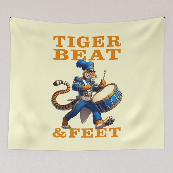 Item preview, TIGER BEAT & FEET designed and sold by TIGERRIFIC.