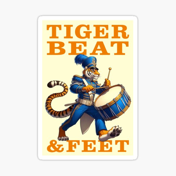 Item preview, TIGER BEAT & FEET designed and sold by TIGERRIFIC.