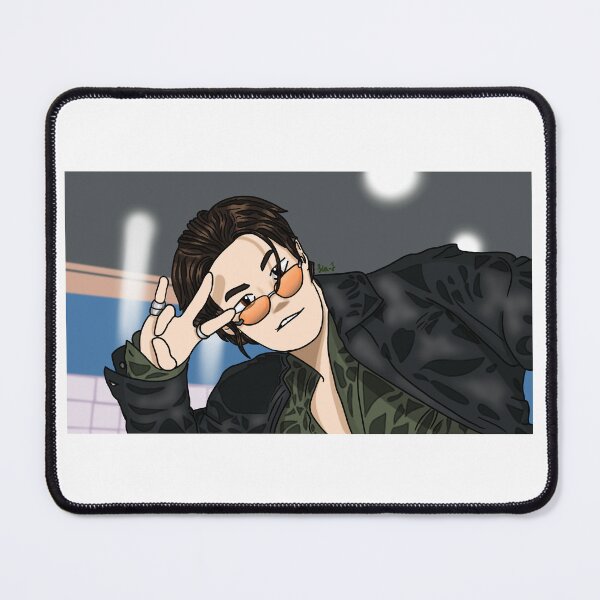 Item preview, ATEEZ Song Mingi Fanart designed and sold by Lia-J.