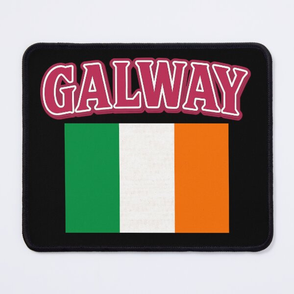Item preview, Galway County Galway Ireland with Irish Flag designed and sold by OliDesigns.