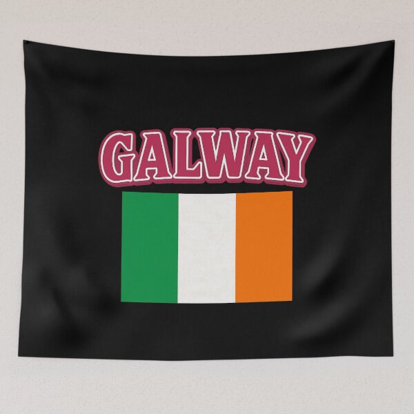 Item preview, Galway County Galway Ireland with Irish Flag designed and sold by OliDesigns.