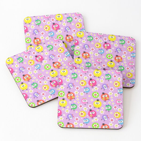 Item preview, Seamless pattern kids birds owls bright childish designed and sold by fuzzyfox.