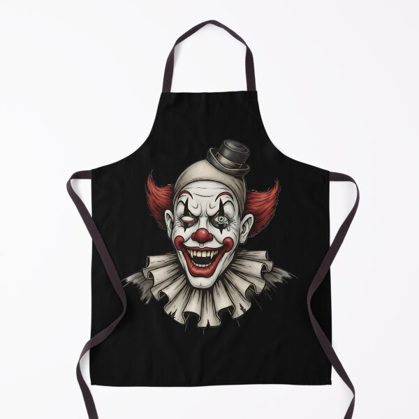 Item preview, Creepy Evil Clown Face Tattoo Style Design designed and sold by Luxury-Studio.