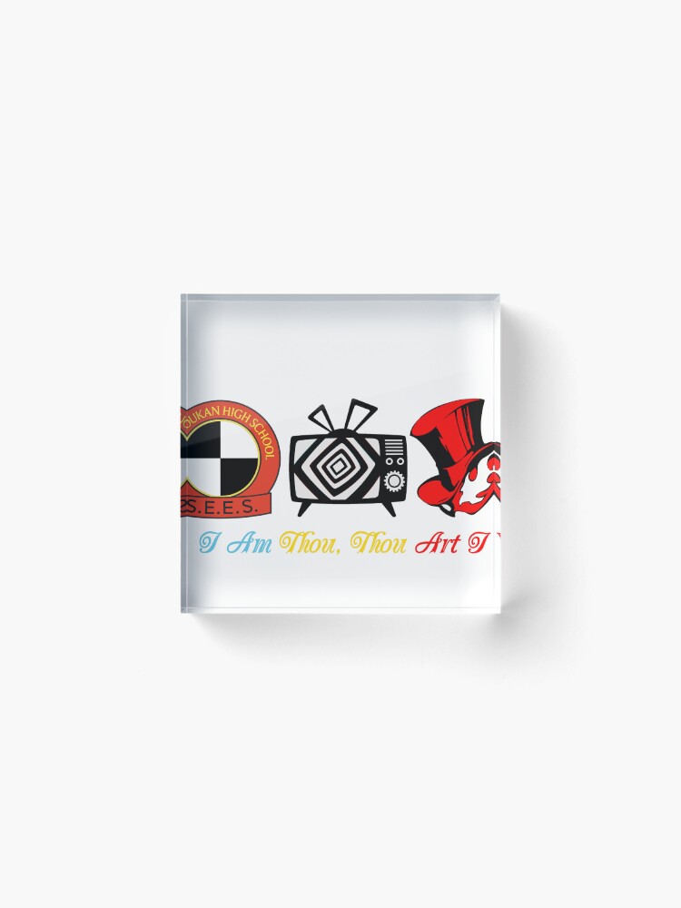 Thumbnail 2 of 5, Acrylic Block, Persona (I Am Thou, Thou Art I) designed and sold by Anime-Japan-Pro.