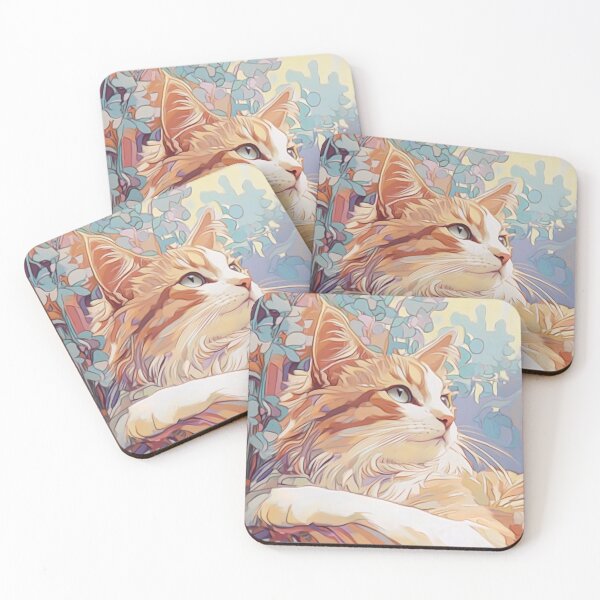 Item preview, Cats of Art Nuvo | Siberian Cat_11 designed and sold by TailTalesJP.