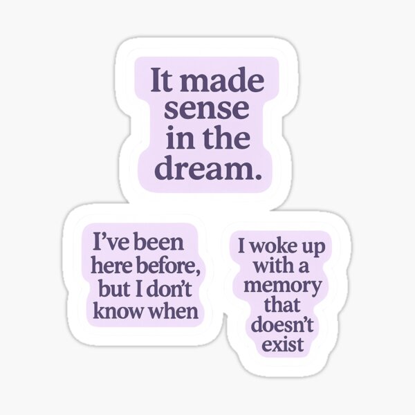 Item preview, Dream Echoes — Sticker Set designed and sold by creative-SW.