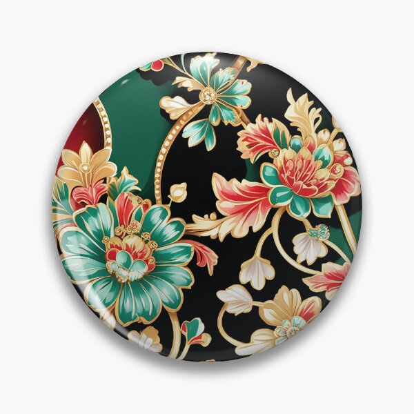 Artikelvorschau, Vintage Barockmuster | Luxuriöses, goldverziertes Stoffdesign entworfen und verkauft von TheArtOfChaa.