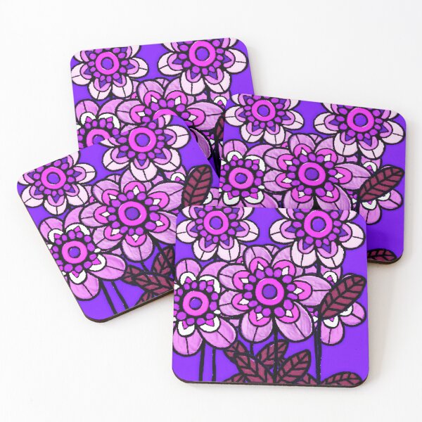 Item preview, Floodle grape daisies designed and sold by bekki smith.