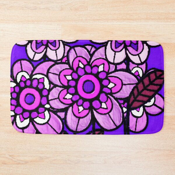Item preview, Floodle grape daisies designed and sold by bekki smith.
