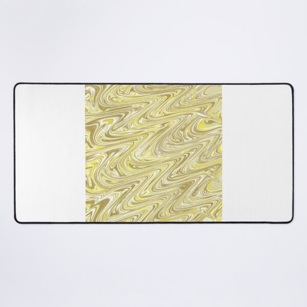 Item preview, Buttercup Yellow and Brown Fluid Abstract designed and sold by Abstract65.