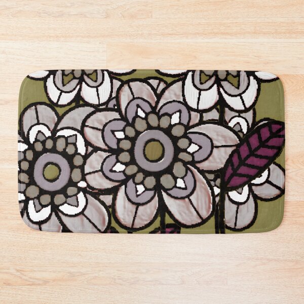 Item preview, Floodle olive daisies designed and sold by bekki smith.