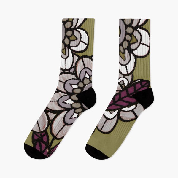 Item preview, Floodle olive daisies designed and sold by bekki smith.