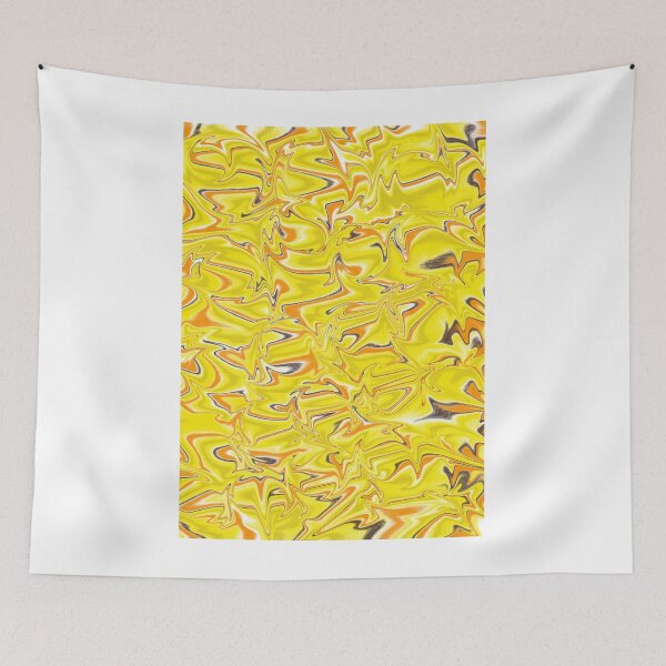 Item preview, Sunflower Yellow and Orange Fluid Abstract designed and sold by Abstract65.