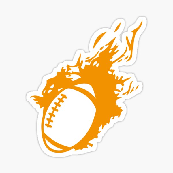 Item preview, rugby ball or American football flame club logo fire designed and sold by Achille3777.