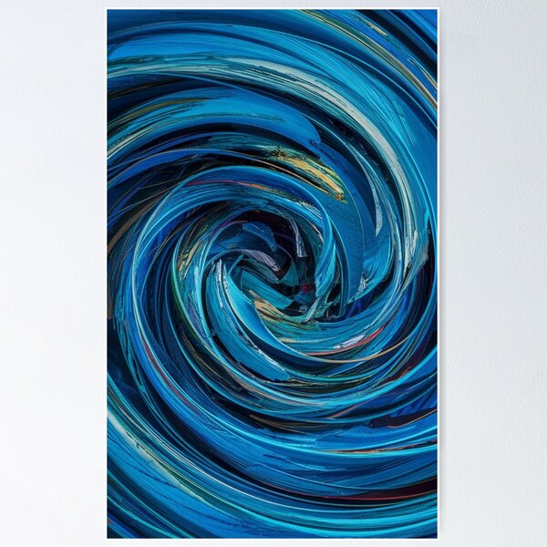 Item preview, Abstract Blue designed and sold by Sidney Graf.