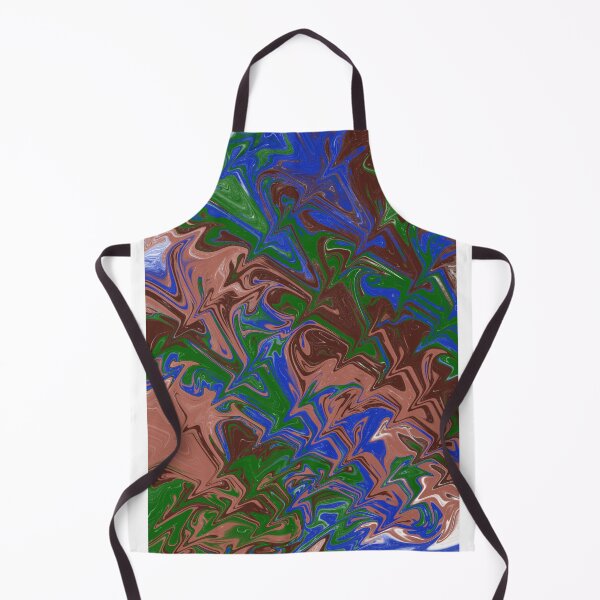 Item preview, Blue Green Brown and Pink Fluid Abstract designed and sold by Abstract65.