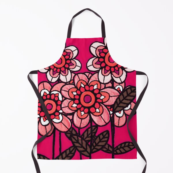 Item preview, Floodle cranberry daisies designed and sold by bekki smith.