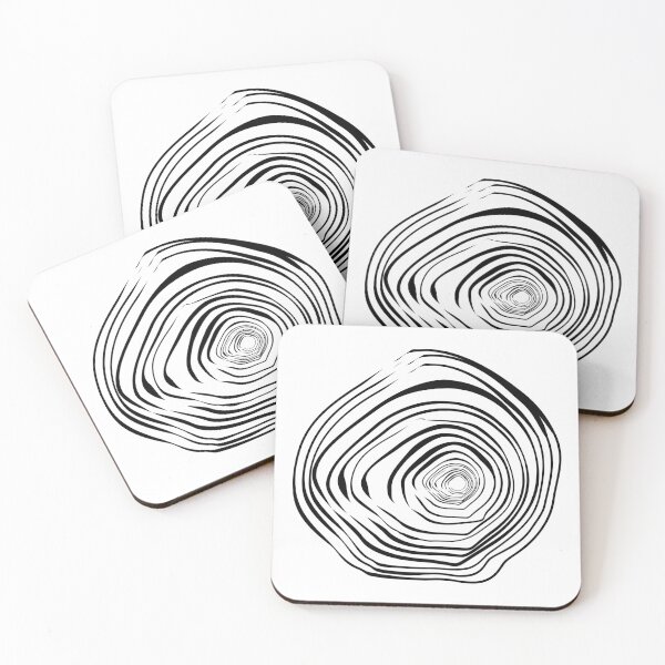 Item preview, Tree Ring Growth – Minimal Nature Symbol, Unique designed and sold by villacreativa.