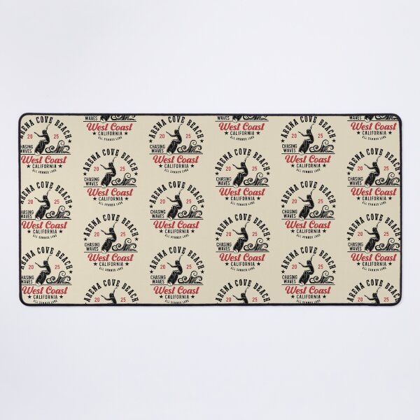 Item preview, Surfing Arena Cove Beach Surf Mendocino County California designed and sold by eclecTEEq.