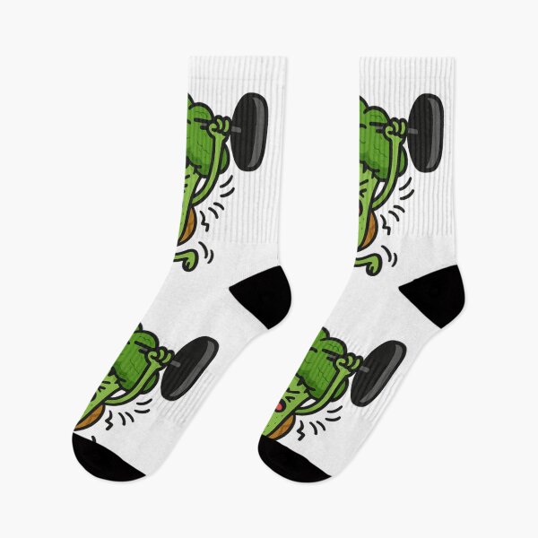Item preview, Gym Broccoli – Funny Lifting Veggie Cartoon for Gym Lovers, Health Nuts & Sticker Addicts | Workout Humor designed and sold by Memorph.