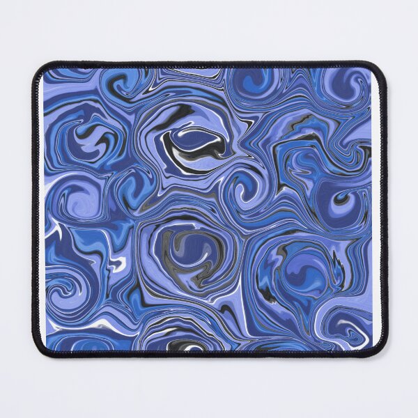 Item preview, Shades Of Blue Fluid Contemporary Abstract Art Design designed and sold by Abstract65.