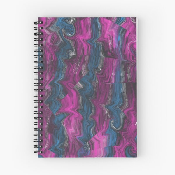 Item preview, Blue and Pink Fluid Contemporary Abstract Art Design designed and sold by Abstract65.