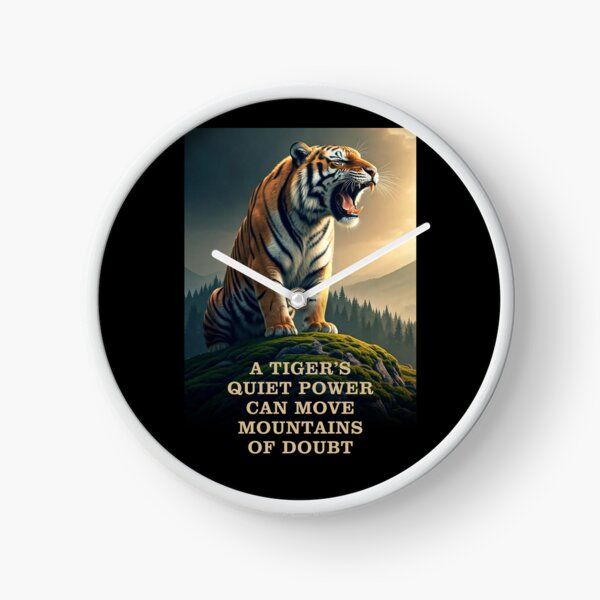 Item preview, A TIGER'S QUIET POWER CAN MOVE MOUNTAINS OF DOUBT designed and sold by TIGERRIFIC.