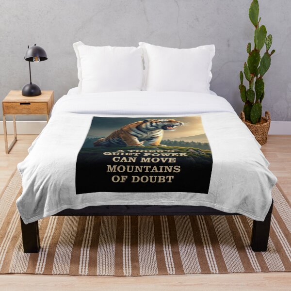 Item preview, A TIGER'S QUIET POWER CAN MOVE MOUNTAINS OF DOUBT designed and sold by TIGERRIFIC.