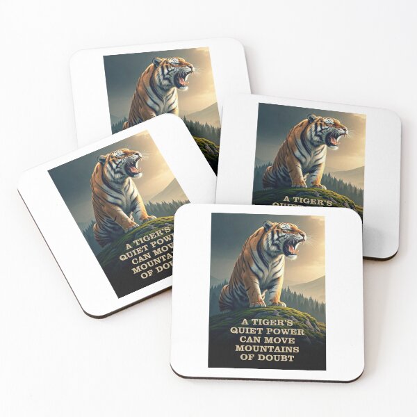 Item preview, A TIGER'S QUIET POWER CAN MOVE MOUNTAINS OF DOUBT designed and sold by TIGERRIFIC.