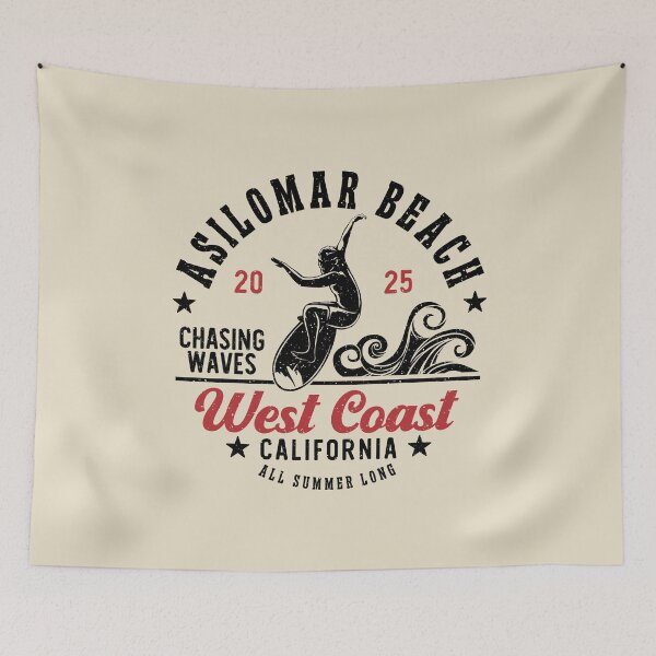 Item preview, Surfing Asilomar Beach Surf Monterey County California designed and sold by eclecTEEq.