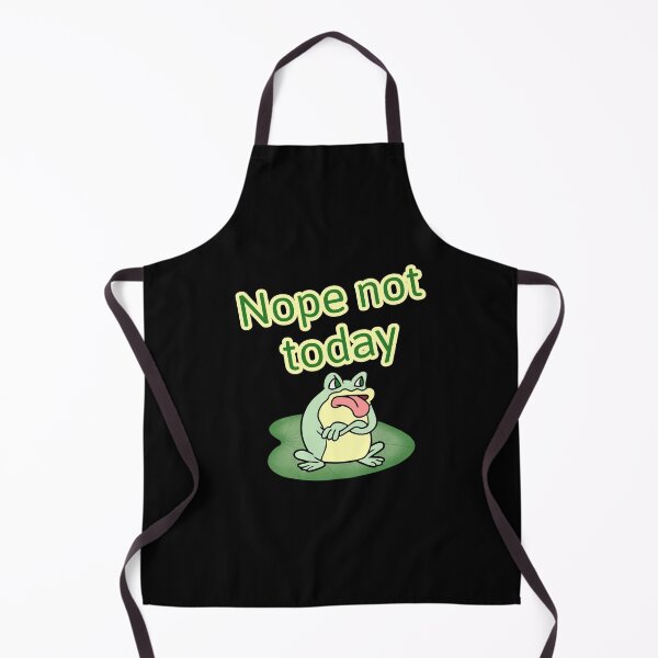 Item preview, Nope not today grumpy frog sarcastic  designed and sold by ClickATee Store .