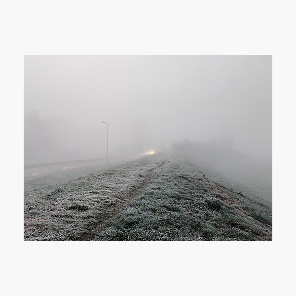 Item preview, Frosty Embankment in Dense Fog designed and sold by SectorOblivion.