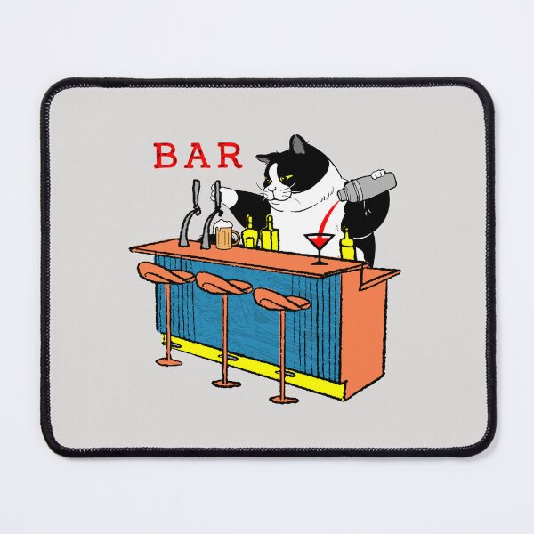Item preview, Cat Bartender designed and sold by AMERICANCHEEZ.