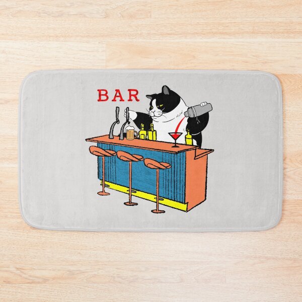 Item preview, Cat Bartender designed and sold by AMERICANCHEEZ.
