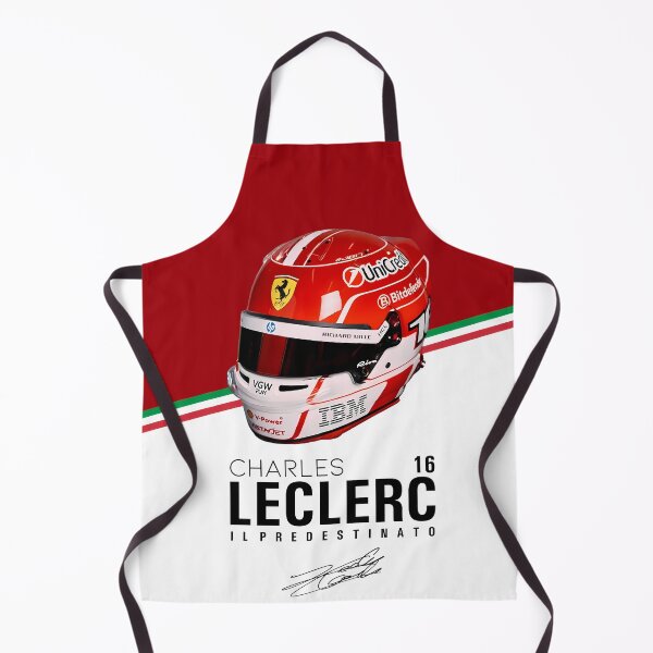 Item preview, Charles Leclerc F1 Ferrari Helmet Art - Number 16 & Scuderia Red Design designed and sold by Studio F1Grid.