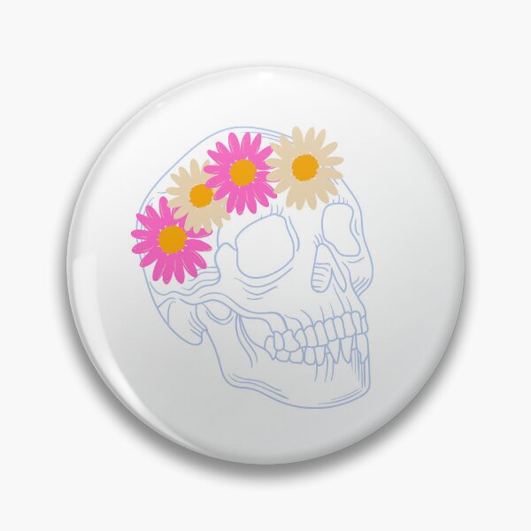 Item preview, Skull's Fancy Floral Crown designed and sold by Spooktique.