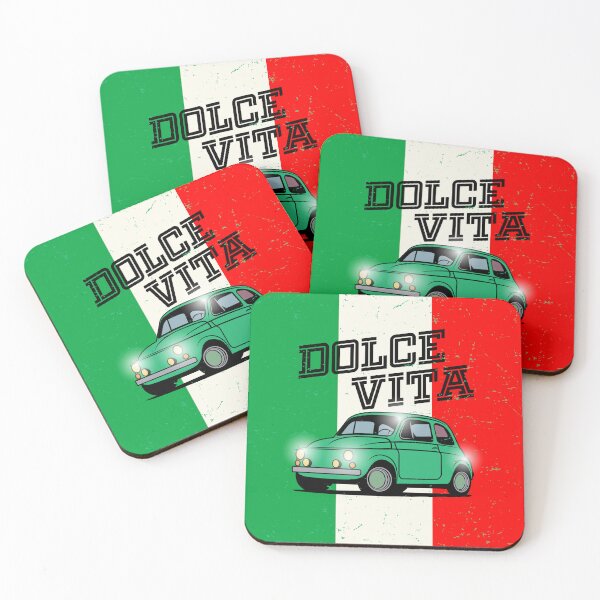 Item preview, Green Italian Fiat 500 small old car designed and sold by studio838.