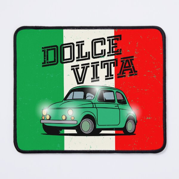 Item preview, Green Italian Fiat 500 small old car designed and sold by studio838.