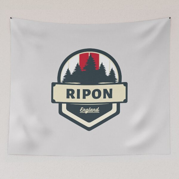 Item preview, Ripon England Retro Vintage Badge designed and sold by World Designs.