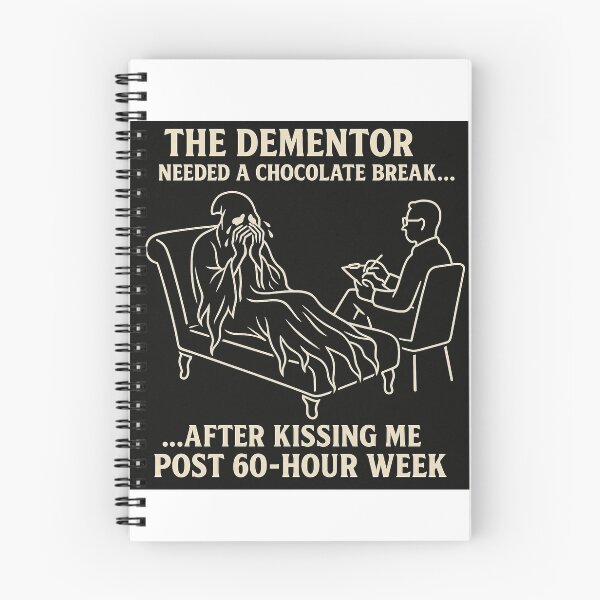 Item preview, Even the Dementor Needed Chocolate – Dark Humor Therapy Wizard Shirt designed and sold by Sarcasm99LvL.