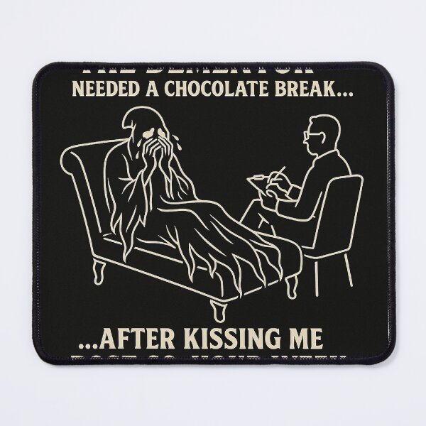 Item preview, Even the Dementor Needed Chocolate – Dark Humor Therapy Wizard Shirt designed and sold by Sarcasm99LvL.