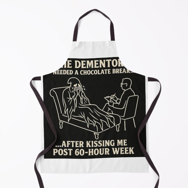 Item preview, Even the Dementor Needed Chocolate – Dark Humor Therapy Wizard Shirt designed and sold by Sarcasm99LvL.