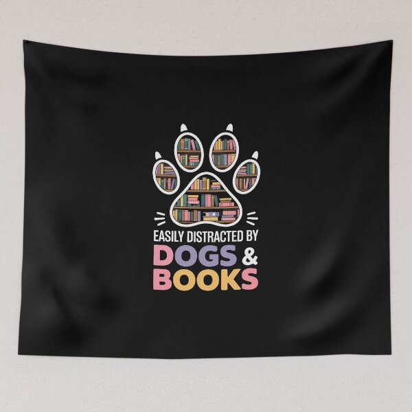 Item preview, Dogs & Books - Book Lover designed and sold by Danh Style.